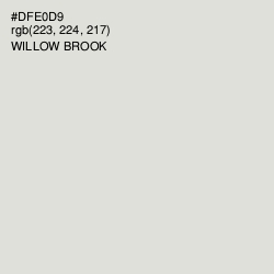 #DFE0D9 - Willow Brook Color Image
